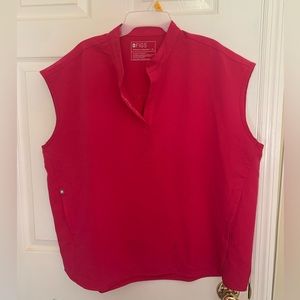 Figs Rafaela Scrub Top XL Pink extra large